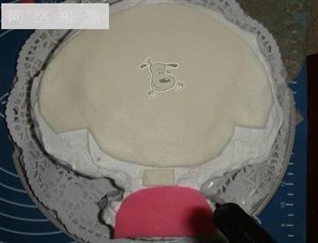 超萌的樱桃小丸子 翻糖蛋糕 附蛋糕+翻糖的细节做法的做法图解8