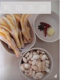 白芸豆烧鸭掌的做法步骤3