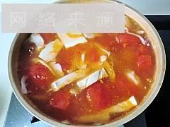 番茄豆腐汤的做法步骤12