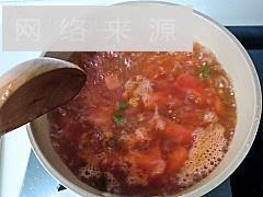 番茄豆腐汤的做法步骤6