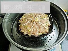 黄豆芽蒸肉饼的做法步骤7