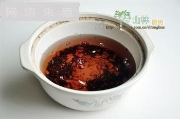 黑糯米红枣芸豆粥的做法步骤1