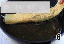 川味豆鱼卷的做法步骤5