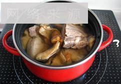 小白菜牛肉蘑菇汤的做法步骤3