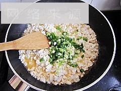 荠菜豆腐卷的做法步骤6