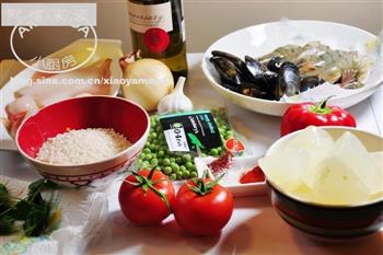 西班牙海鲜饭 Seafood Paella的做法图解1
