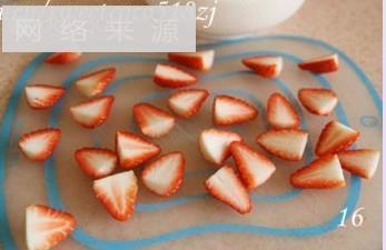 乳酪草莓蛋糕的做法步骤16