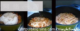 韩式泡菜豆芽牛肉焖饭的做法步骤4
