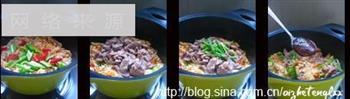 韩式泡菜豆芽牛肉焖饭的做法步骤5
