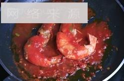 番茄大虾的做法步骤11