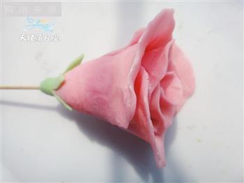 白色 情人节-巧克力玫瑰花束的做法图解13