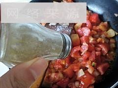 番茄洋葱打卤面的做法步骤7