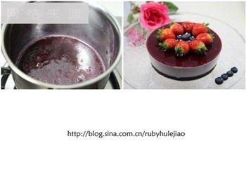 不用烤箱一样做出清新浪漫的生日蛋糕-蓝莓芝士蛋糕的做法步骤4