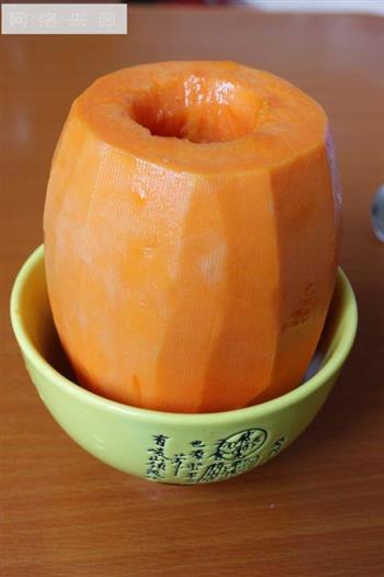 椰奶木瓜冻的做法图解1