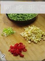 笋丁榄菜豇豆的做法图解2