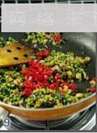笋丁榄菜豇豆的做法图解9