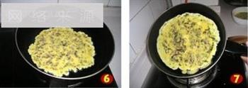 香椿芽鸡蛋饼的做法图解4