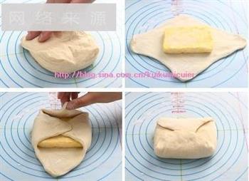 糯米紫薯蛋挞的做法步骤5