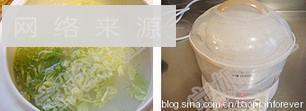 鱼汤虾粉蔬菜粥的做法步骤6