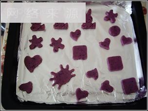 漂亮的紫薯饼干的做法步骤8