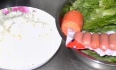莴苣叶菜饭的做法步骤1