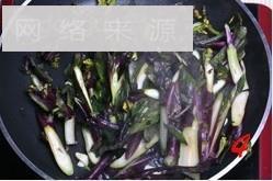 清炒红菜苔的做法图解4