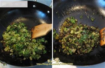 雪菜炒莴苣叶的做法步骤7