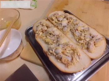 黄油蒜蓉花甲法式面包的做法步骤6