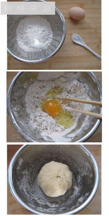 荞麦鸡蛋手擀面的做法步骤1
