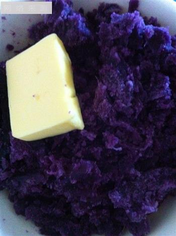 香甜紫薯饼的做法步骤2