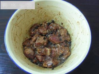 豆豉蒸排骨饭的做法步骤3