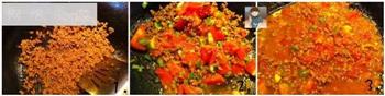 青椒蕃茄肉酱焗饭的做法步骤1