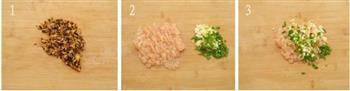 鸡肉酿青红椒的做法步骤1