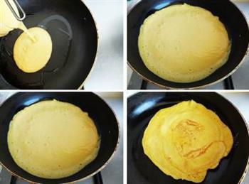 奶香芒果早餐饼的做法步骤3