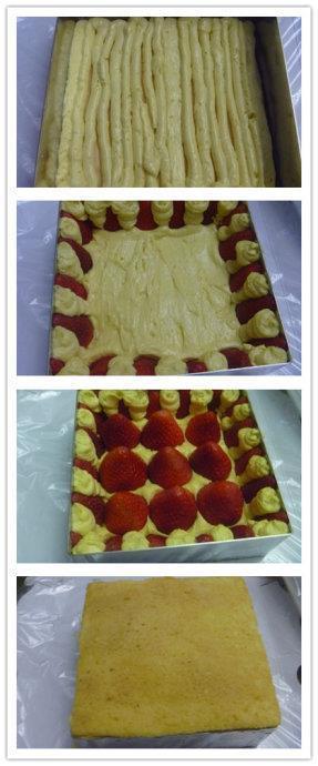 老式草莓奶油蛋糕的做法步骤6