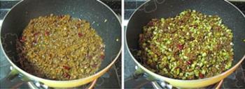 酸豇豆炒肉末的做法步骤4