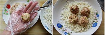 珍珠豆腐丸子的做法步骤4