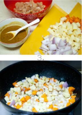 川腊咖喱鸡饭的做法步骤2