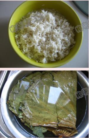荷香糯米饭的做法步骤1