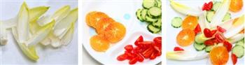 血橙菊苣油醋汁沙拉的做法步骤1