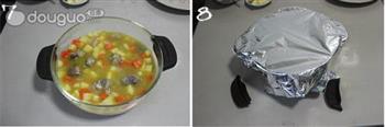 咖喱排骨芝士烤饭的做法步骤4