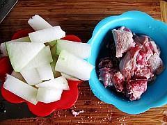 荷叶鸭肉冬瓜汤-大暑养生的做法图解3