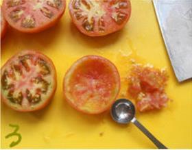 香煎番茄盅的做法步骤2