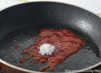 开胃茄汁煎鸡翅的做法步骤3