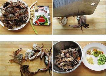 酱炒小螃蟹的做法步骤1