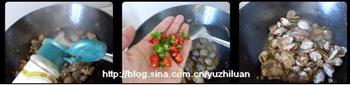 辣白菜炒花蛤的做法图解5