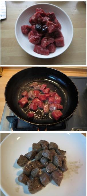 黑椒牛肉粒的做法步骤2