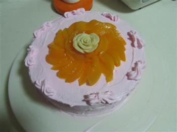 黄桃奶油蛋糕的做法步骤23