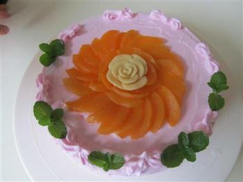黄桃奶油蛋糕的做法步骤24