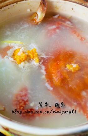澳门水蟹粥的做法步骤5